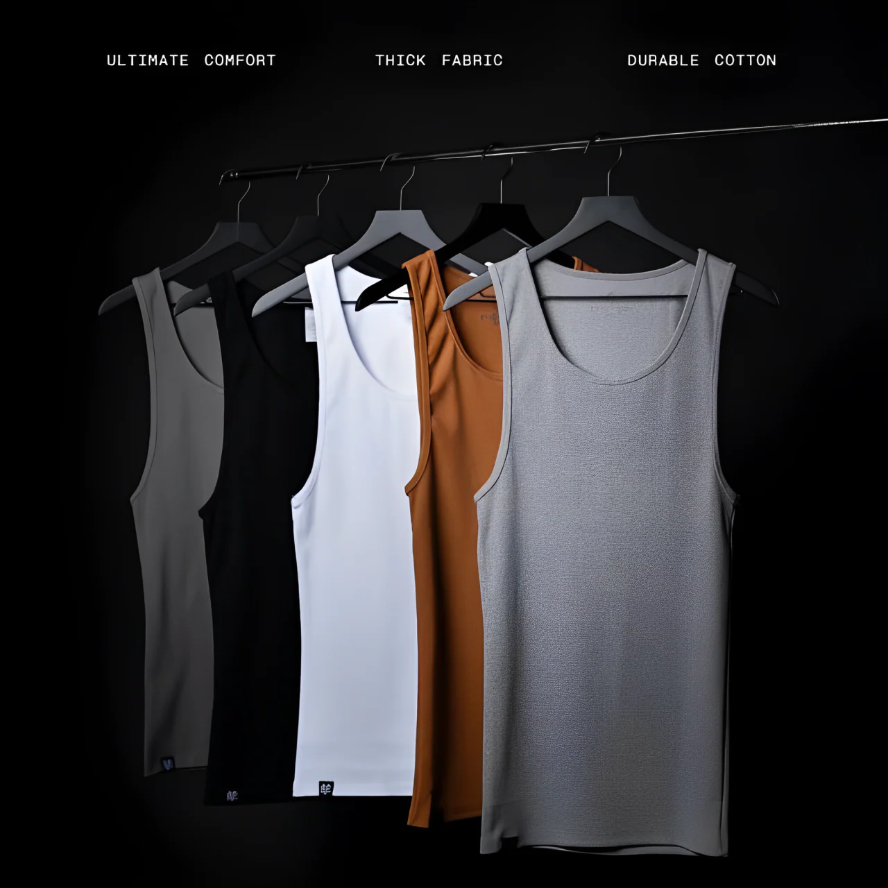 Cotton 340gsm Tank Top🔥（Buy One Get One Free）🔥
